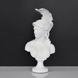 Showpiece Greek Athena Statue Pendant Desktop Figure Head Sculpture European Style