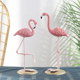 1pc Nordic Ins Pink Flamingo Ornaments Home Accessories