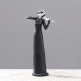 Concise Nordic Interior Music scene Figurines Decor/Sing Dance Violin Saxophone Showpiece