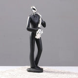 Concise Nordic Interior Music scene Figurines Decor/Sing Dance Violin Saxophone Showpiece
