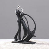 Concise Nordic Interior Music scene Figurines Decor/Sing Dance Violin Saxophone Showpiece