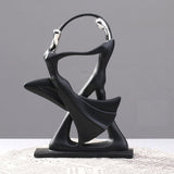 Concise Nordic Interior Music scene Figurines Decor/Sing Dance Violin Saxophone Showpiece