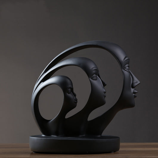 Nordic Girl Growth Change Record Modern Abstract Statue Decoration/Home