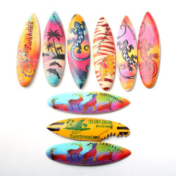 Fridge Magnets Lanzarote Fuerteventura  wooden surfboard Refrigerator Magnet Collection Gifts Modern Home
