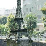 1 PC Tower statue vintage style retro bronze tone tower shaped figure statues model home deco