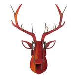 Animal Reindeer Head Wooden Wall Hanging For Living Room Bedroom Home Decor